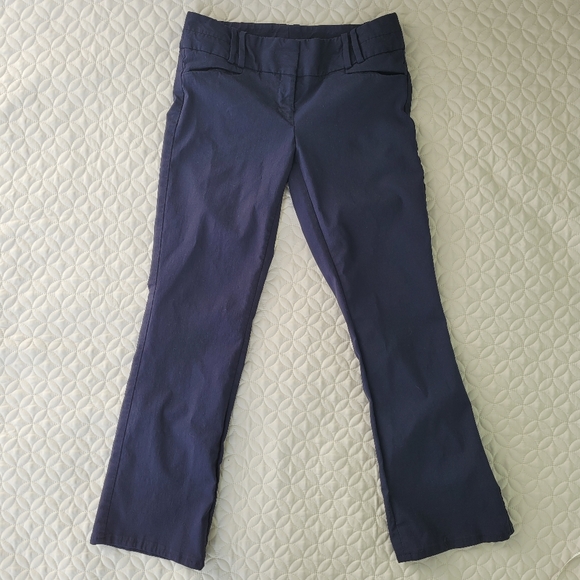 Satinato Navy Trouser Pants size 6 Regular - Picture 1 of 8